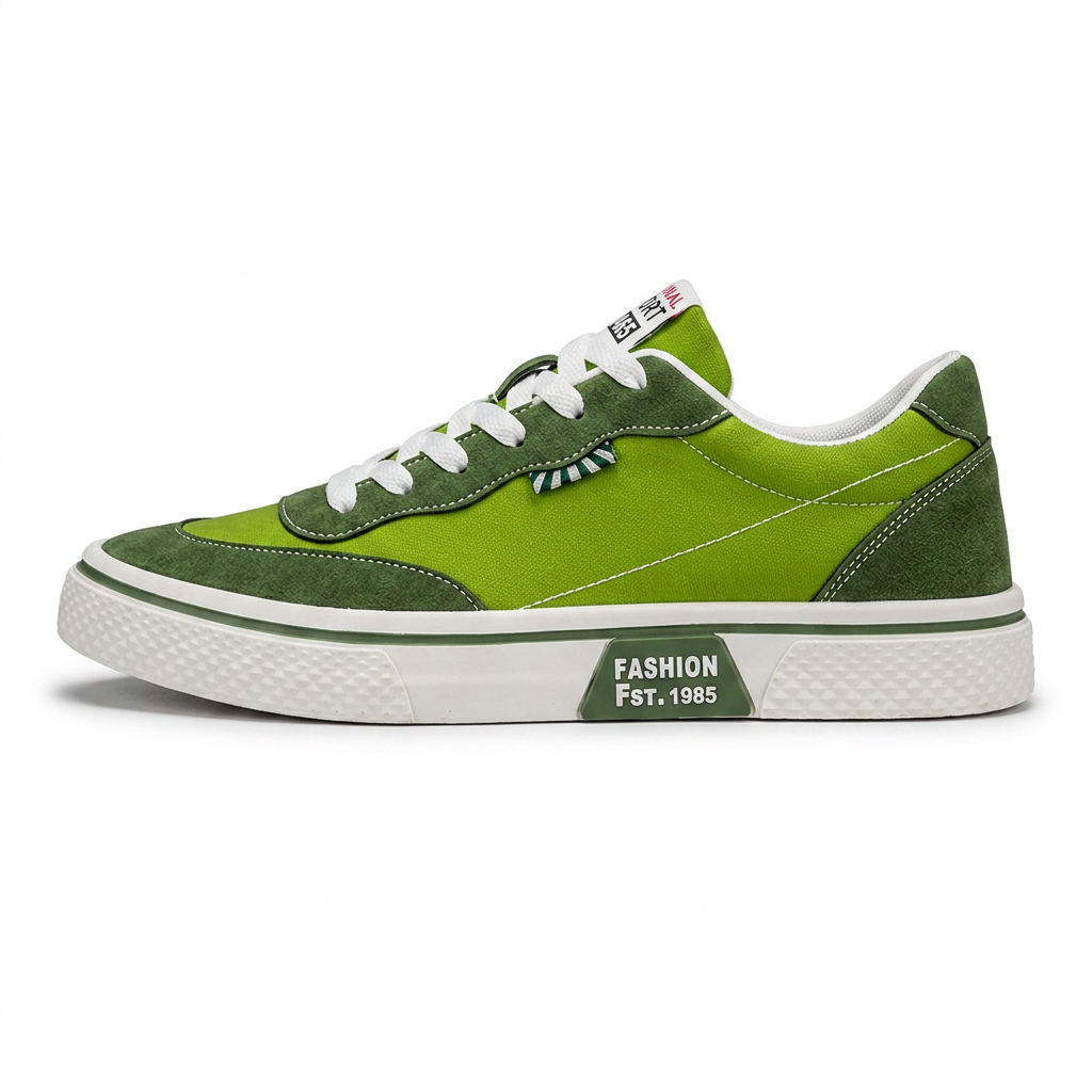 Gripwell — Canvas Sneaker with Waffle Rubber Sole