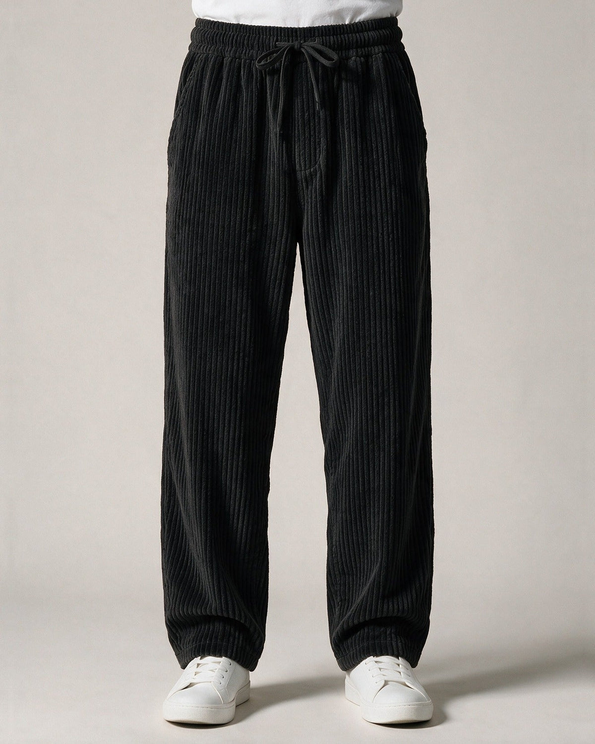 Wexford corduroy trousers in Black
