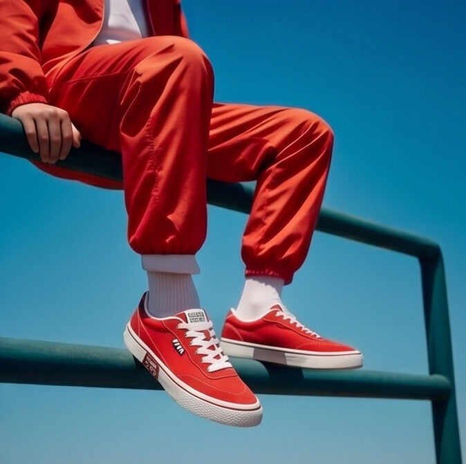 Gripwell — Canvas Sneaker with Waffle Rubber Sole — 04_magnific_medium-long-shot-american_WM6L3NVcXe