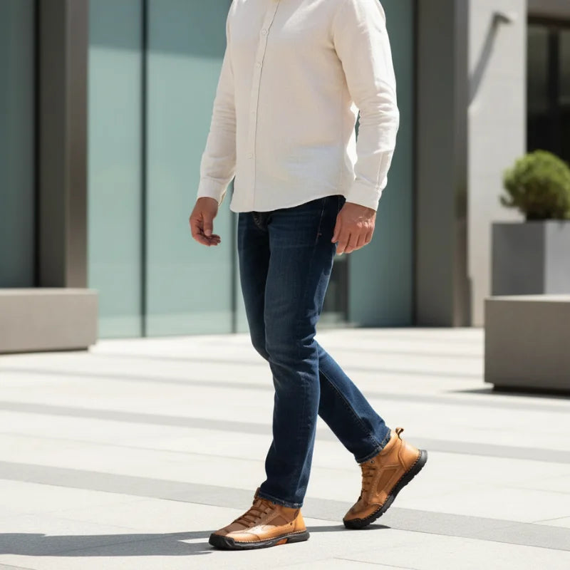 Salkin™ – Elegante Leren Herenschoenen