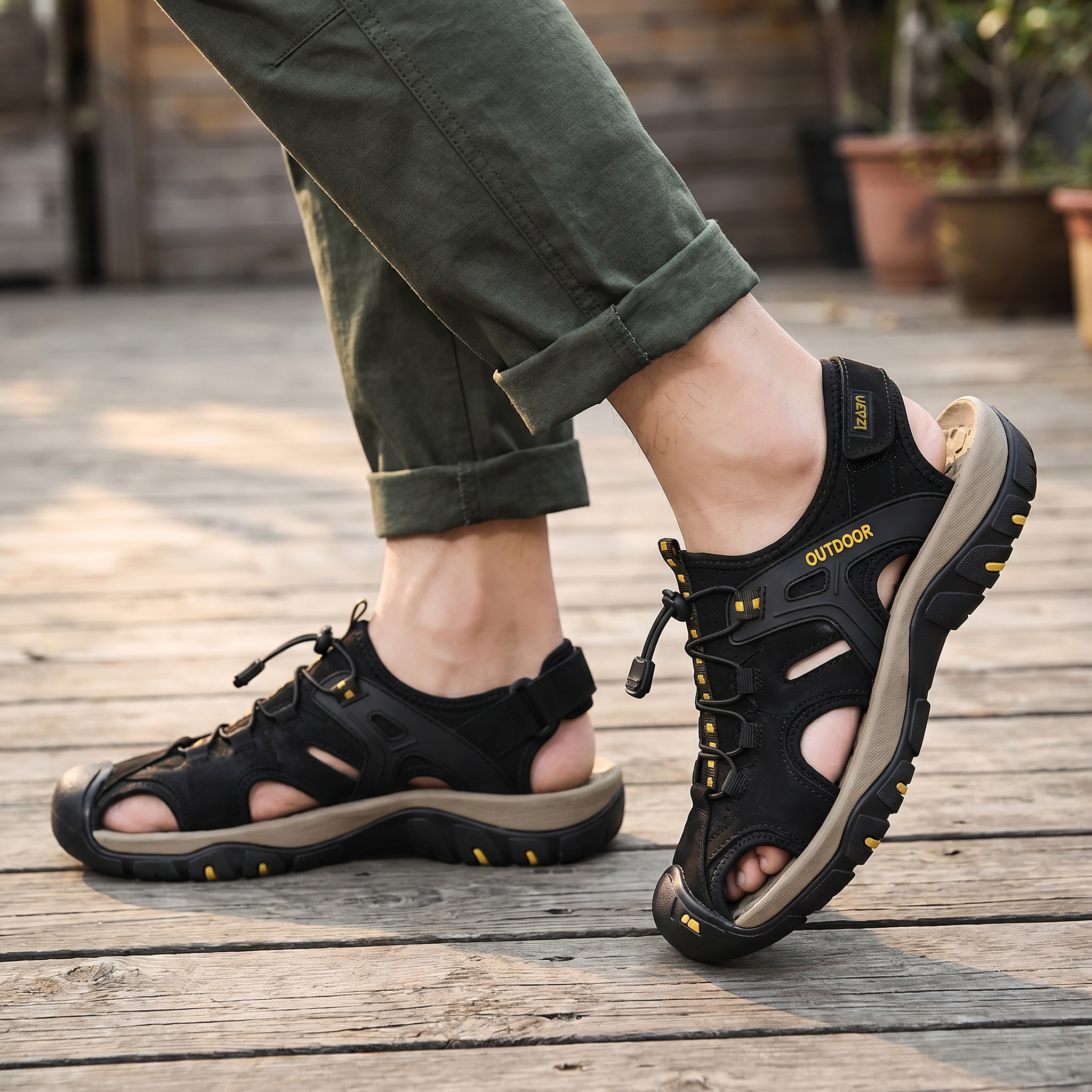 AirTrek | Hybrid Sport Sandals with Toe Protection