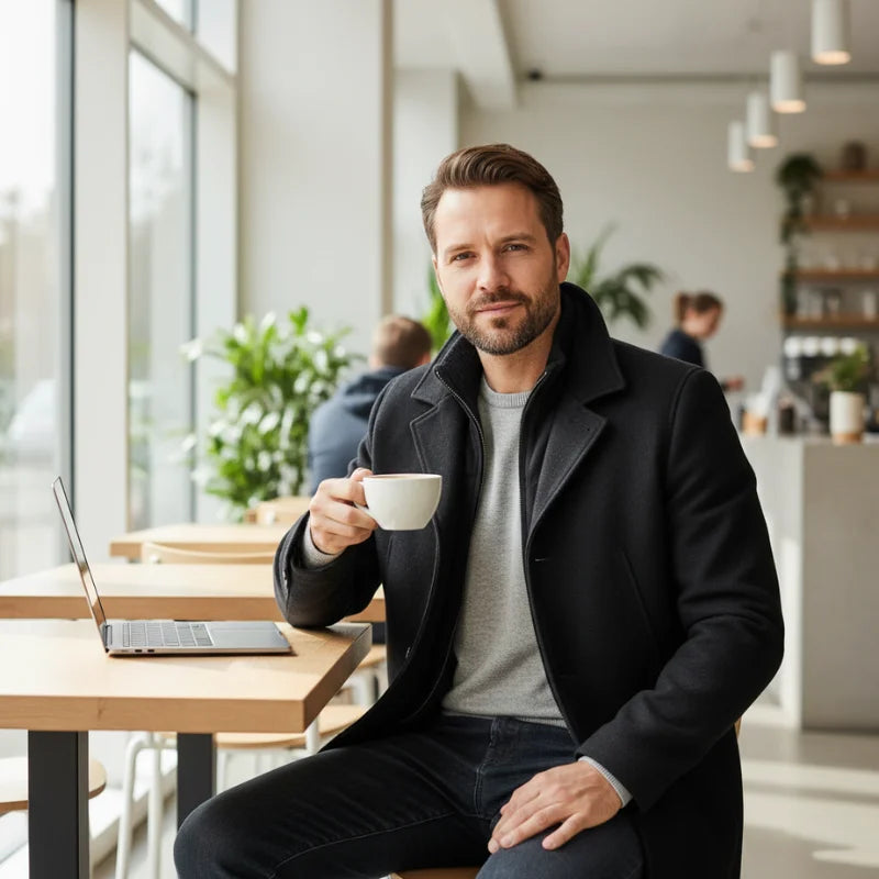 Peaky™ – Two-Piece Men’s Coat for Style and Warmth