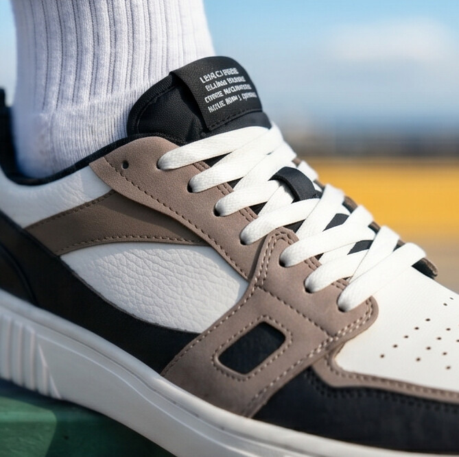 HeightEase — Platform Sneaker with Ribbed Sole