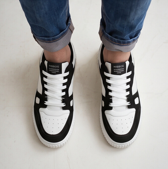 HeightEase — Platform Sneaker with Ribbed Sole