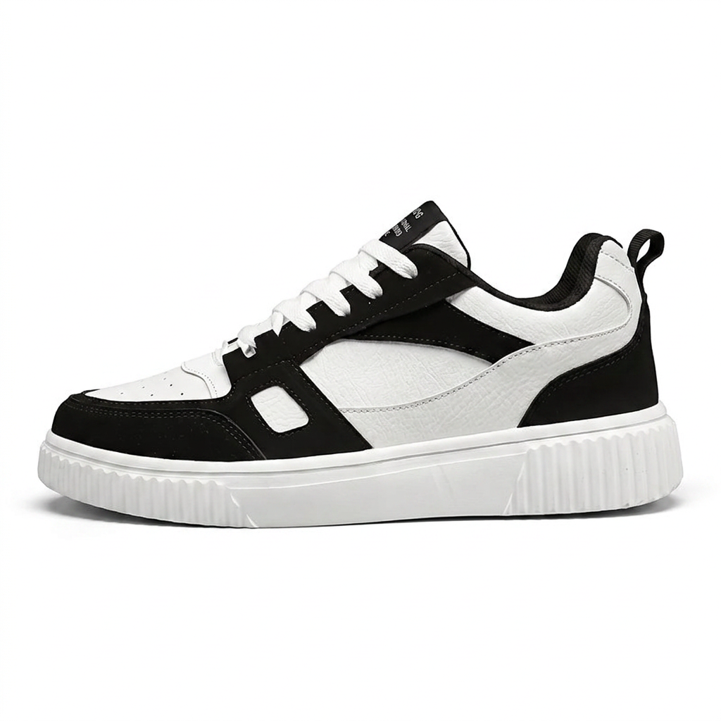 HeightEase — Platform Sneaker with Ribbed Sole