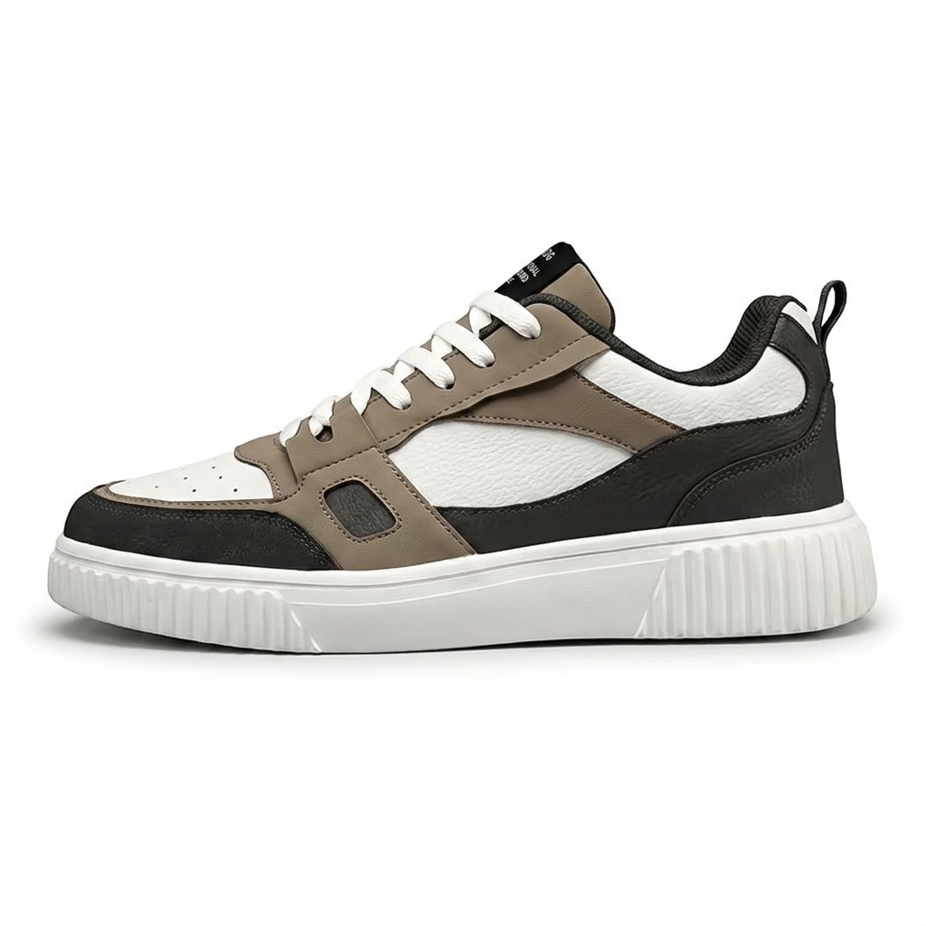 HeightEase — Platform Sneaker with Ribbed Sole
