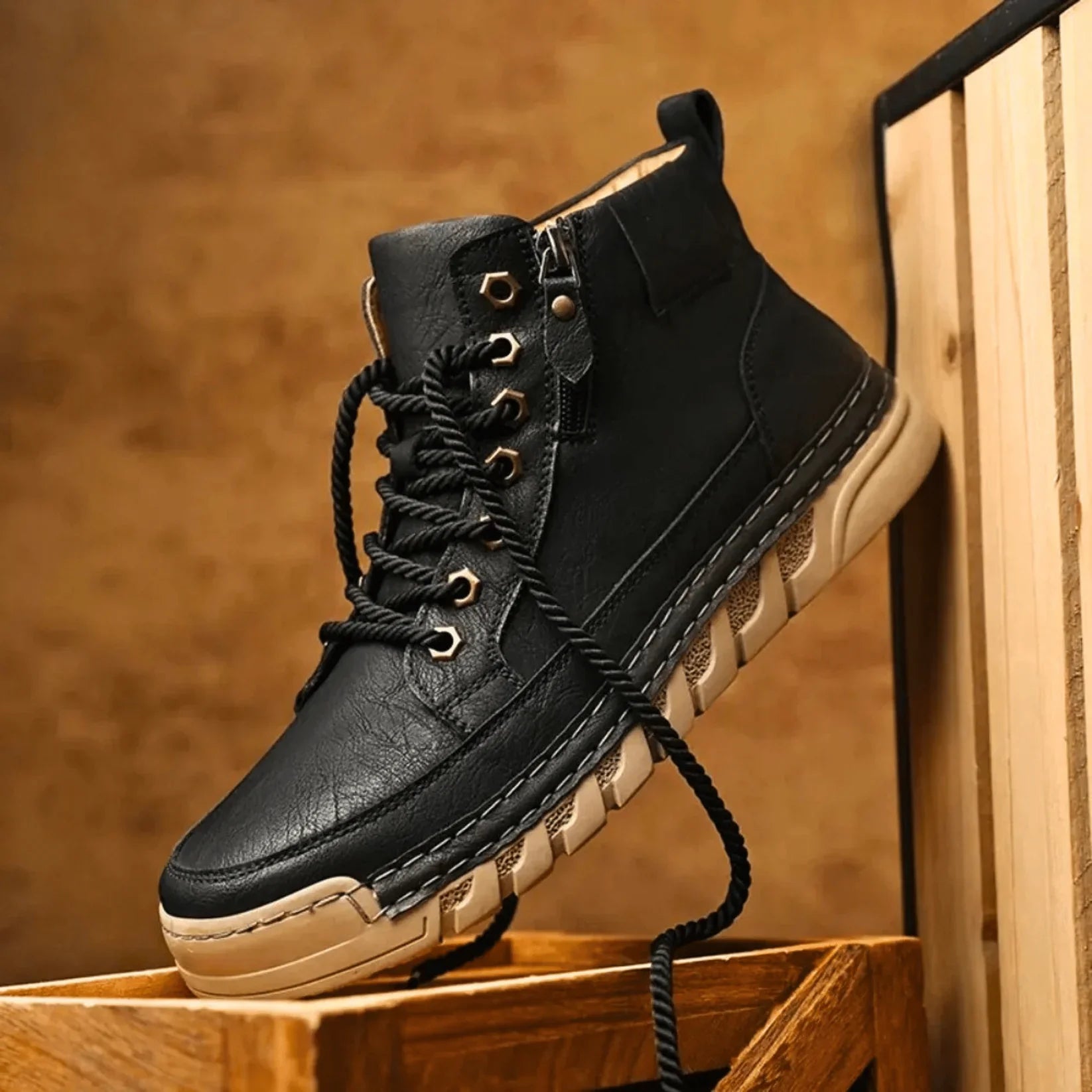 Apollo™ – Premium Urban Leren Laarzen