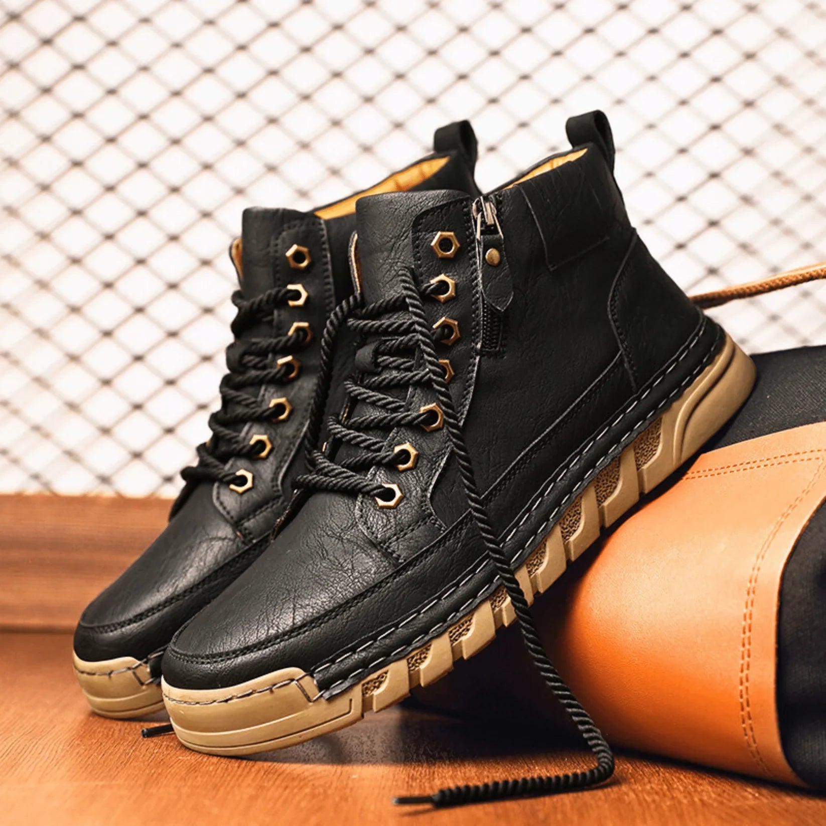 Apollo™ – Premium Urban Leren Laarzen
