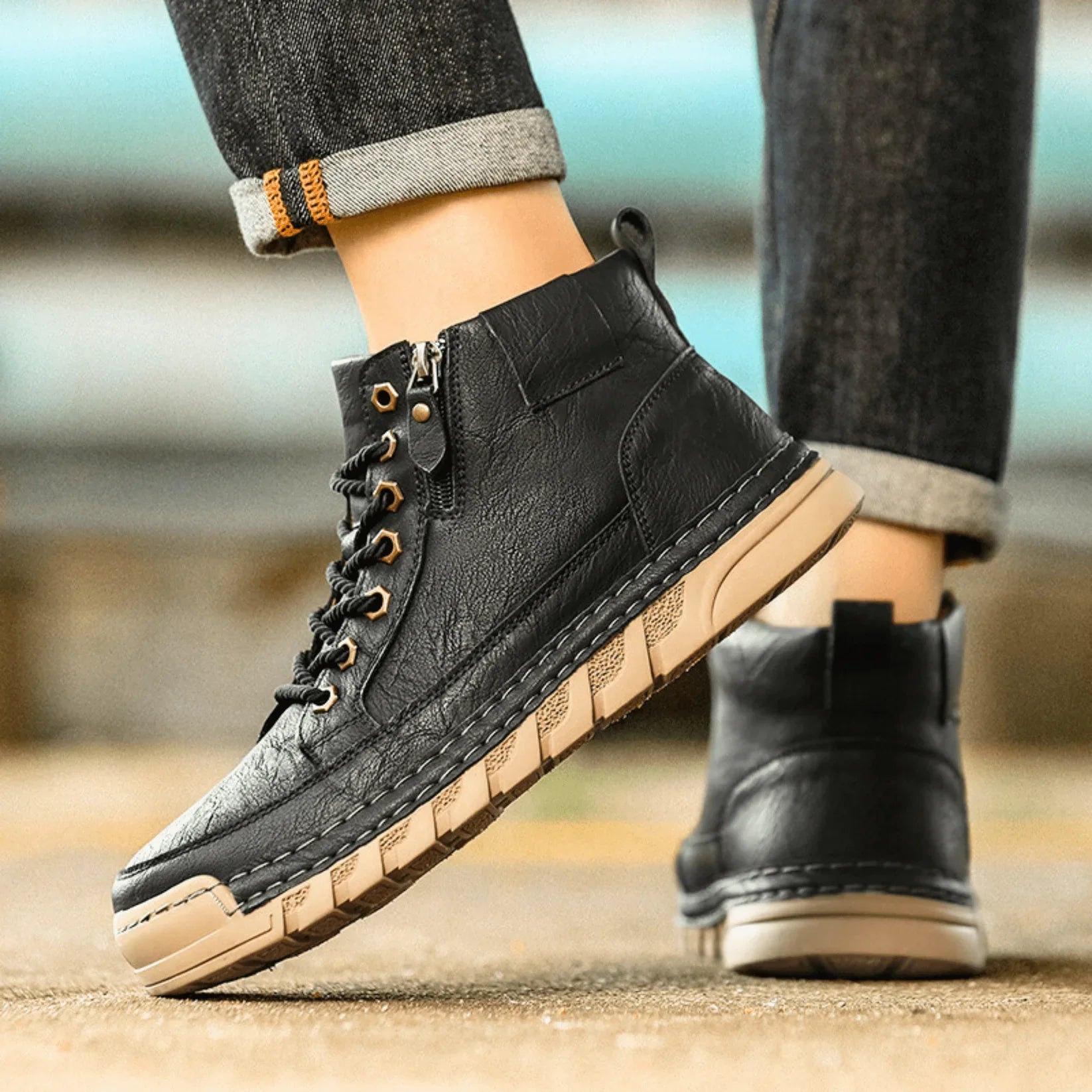 Apollo™ – Premium Urban Leren Laarzen