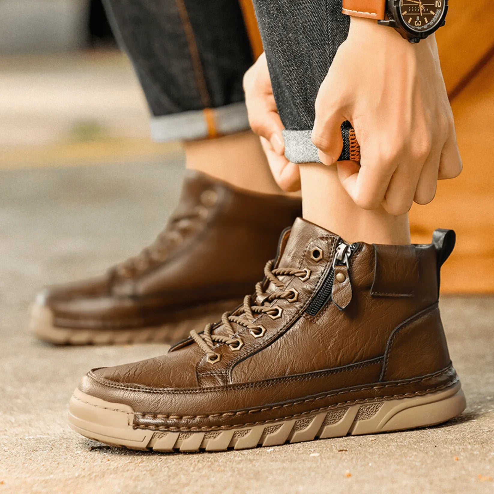 Apollo™ – Premium Urban Leren Laarzen