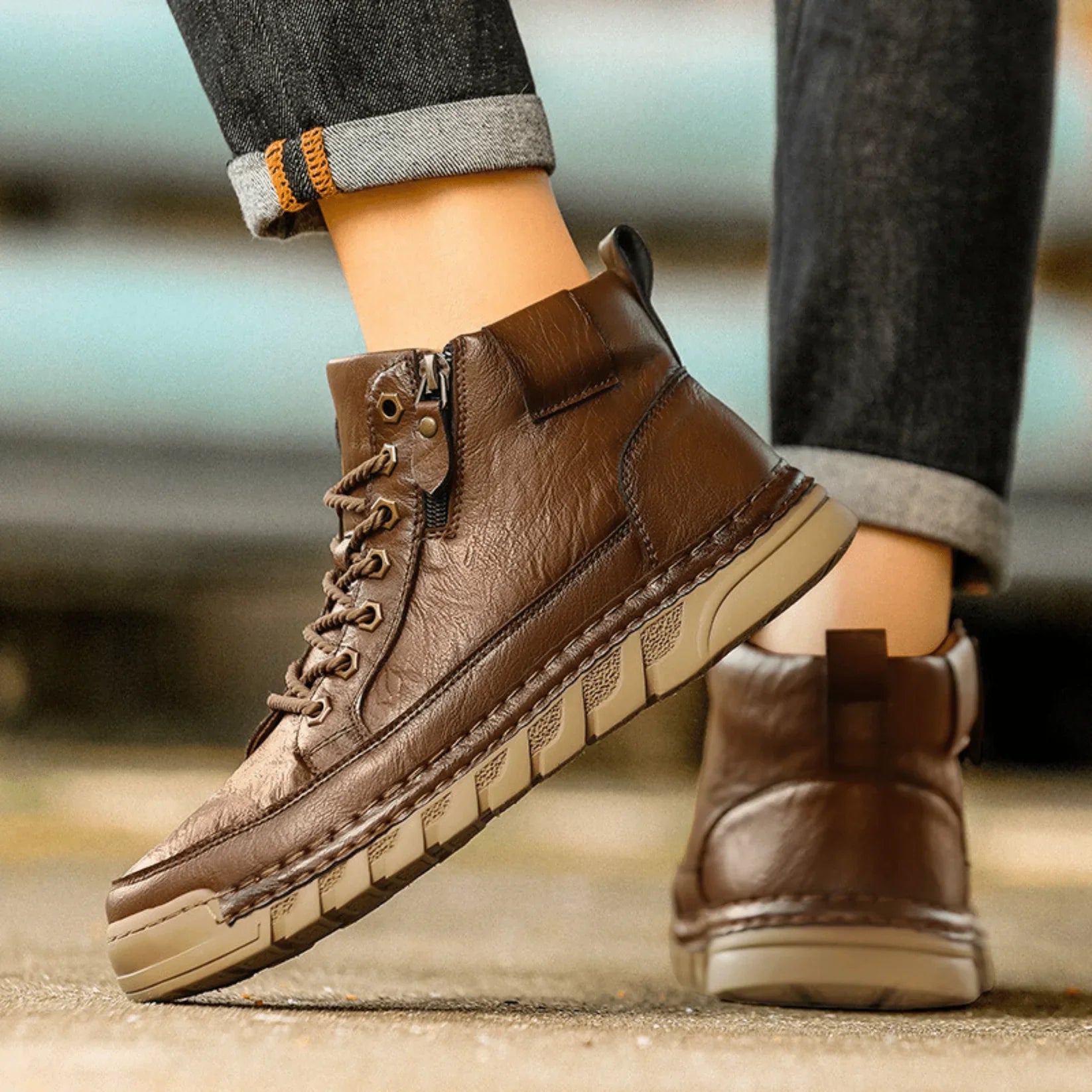 Apollo™ – Premium Urban Leren Laarzen